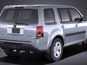Honda Pilot 2014 vray 3D Model