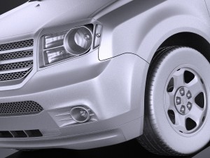 Honda Pilot 2014 vray Modello 3D