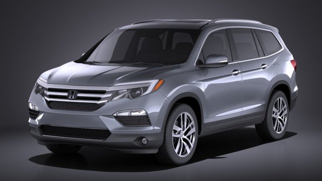 Honda Pilot 2016 vray Modèle 3D .c4d .max .obj .3ds .fbx .stl .blend