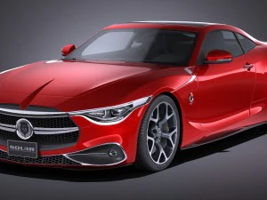 Generic Coupe V2 2016 3D Model