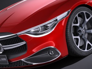 Generic Coupe V2 2016 3D Модель