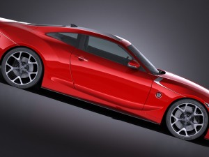 Generic Coupe V2 2016 3D Модель