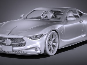 Generic Coupe V2 2016 3D Модель
