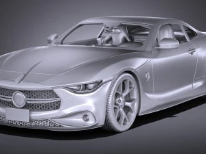 Generic Coupe V2 2016 3D Model