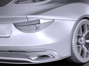 Generic Coupe V2 2016 3D Модель