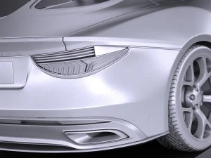 Generic Coupe V2 2016 3D Model