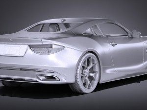 Generic Coupe V2 2016 3D Модель
