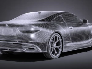Generic Coupe V2 2016 3D Model