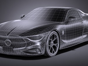 Generic Coupe V2 2016 3D Модель