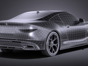 Generic Coupe V2 2016 3D Модель