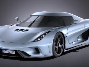 Koenigsegg Regera 2017 Modèle 3D