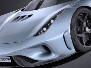 Koenigsegg Regera 2017 3Dモデル