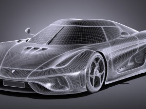 Koenigsegg Regera 2017 3Dモデル