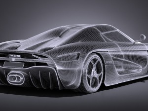 Koenigsegg Regera 2017 3Dモデル