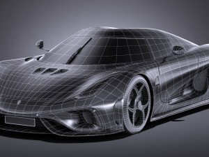 Koenigsegg Regera 2017 3Dモデル