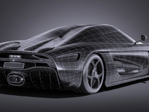 Koenigsegg Regera 2017 3Dモデル