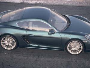 Porsche 718 Cayman 2017 Desert Studio Modello 3D