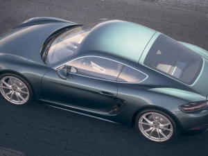 Porsche 718 Cayman 2017 Desert Studio Modello 3D