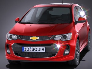 Chevrolet Sonic 2017 Modèle 3D