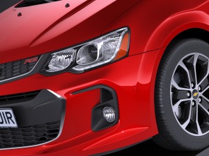 Chevrolet Sonic 2017 Modèle 3D