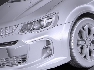 Chevrolet Sonic 2017 Modèle 3D