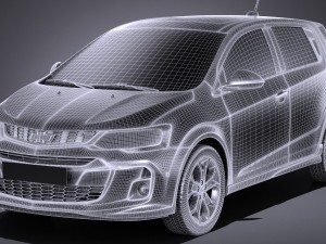 Chevrolet Sonic 2017 Modèle 3D