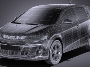 Chevrolet Sonic 2017 Modèle 3D