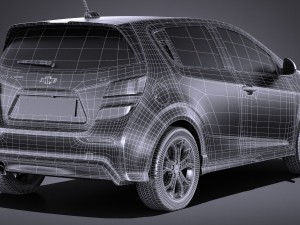 Chevrolet Sonic 2017 Modèle 3D
