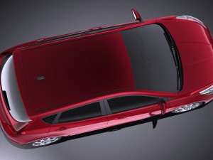 Hyundai Accent Hatchback 5-door 2017 vray 3Dモデル