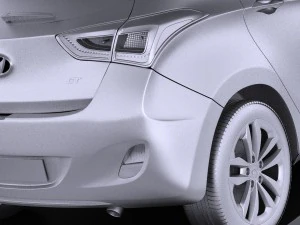 Hyundai Elantra GT 2017 vray 3D Model