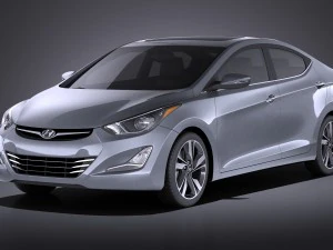 Hyundai Elantra Sedan 2016 Modelo 3D