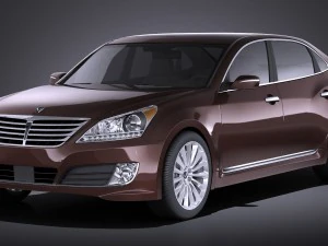 Hyundai Equus 2016 vray 3D Model