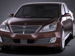 Hyundai Equus 2016 vray 3D Modell