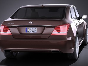 Hyundai Equus 2016 vray 3D Modell
