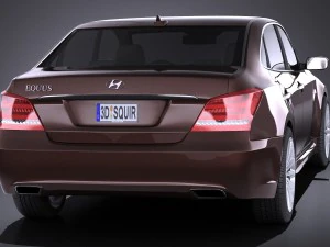 Hyundai Equus 2016 vray 3D Model