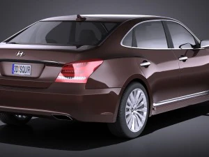 Hyundai Equus 2016 vray 3D Model