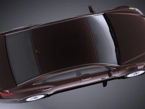 Hyundai Equus 2016 vray 3D Model