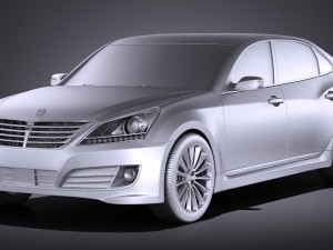 Hyundai Equus 2016 vray 3D Modell