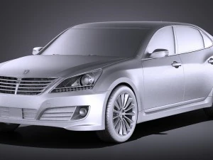 Hyundai Equus 2016 vray 3D Model