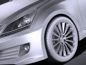 Hyundai Equus 2016 vray 3D Model