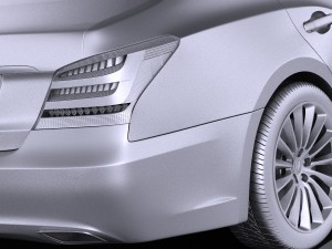 Hyundai Equus 2016 vray 3D Modell
