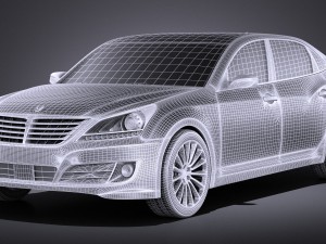Hyundai Equus 2016 vray 3D Modell