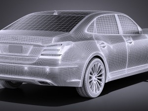 Hyundai Equus 2016 vray 3D Modell