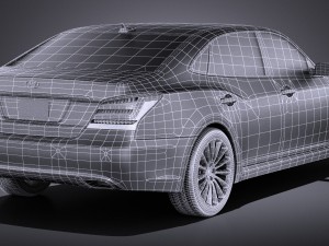 Hyundai Equus 2016 vray 3D Modell