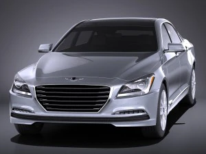 Hyundai Genesis 2016 vray 3D Model