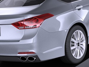 Hyundai Genesis 2016 vray 3D Модель