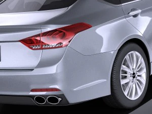 Hyundai Genesis 2016 vray 3D Model