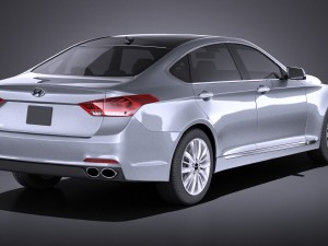 Hyundai Genesis 2016 vray 3D Модель