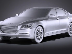 Hyundai Genesis 2016 vray 3D Model