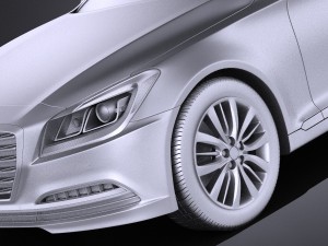 Hyundai Genesis 2016 vray 3D Модель